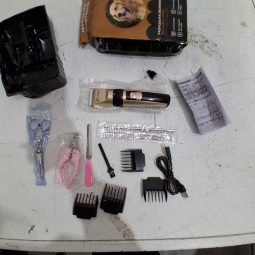 12PC TOOARTS PROFFESIONLAL DOG GROOMING KIT - BLACK/GOLD (MODEL : 00784107348288) image 4