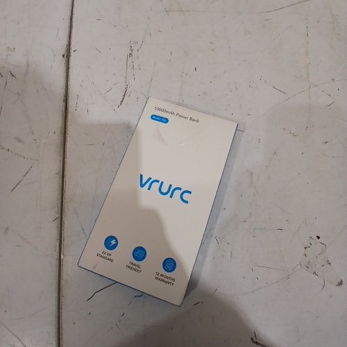 VRURC FAST CHARGING LED DISPLAY EXTERNAL PORTABLE CHARGER WITH BUILT IN CABLES - 10000MAH - WHITE - (MODEL: T01) image 5