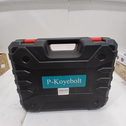 P-KOYEBOLT CORDLESS HIGH TORQUE IMPACT WRENCH KIT WITH 2 BATTERIES- 21 V, 2300 RPM - TEAL AND BLACK image 7