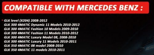 4PC ARM KIT COMPATIBLE WITH MERCEDES-BENZ GLK 2008-2012 (MODEL: 2043308011) image 2