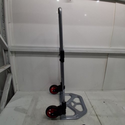 FOLDING HAND TRUCK DOLLY - 176LB CAPACITY - SILVER/BLACK (MODEL: 2123A) image 4