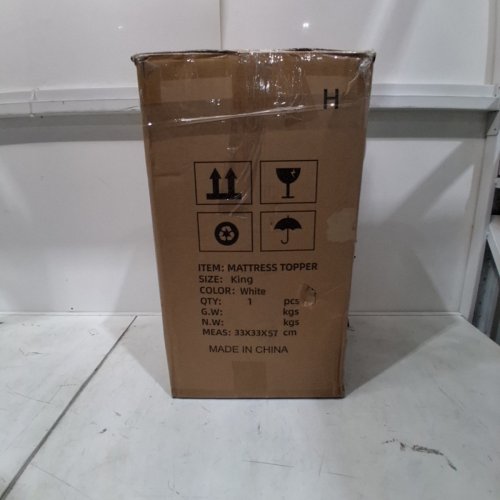 MATTRESS TOPPER - KING - WHITE image 4