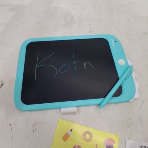 BRAVOKIDS LCD WRITING DRAWING TABLET DOODLE BOARD TABLET - 10" - BLUE (MODEL: LCD09) image 2