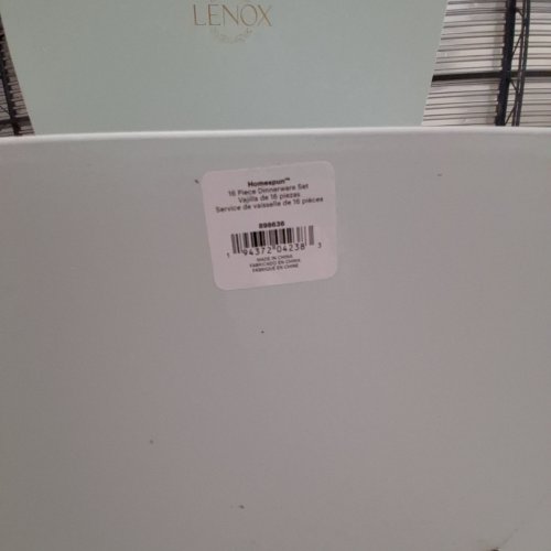 16PC LENOX HOMESPUN DINNERWARE SET - WHITE (MODEL: 898636) image 3