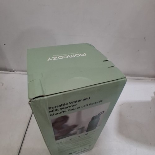 MOMCOZY PORTABLE BEVERAGE WARMER WITH DUAL HEATING MODES FOR BREAST MILK & WATER - 17OZ CAPACITY - PALE GREEN (MODEL: MW05) image 3