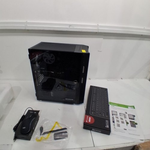 STGAUBRON GAMING DESKTOP PC WITH RGB KEYBOARD, MOUSE & MOUSEPAD - ‎AMD RADEON RX 560 - BLACK (MODEL: SKPS 500) image 2