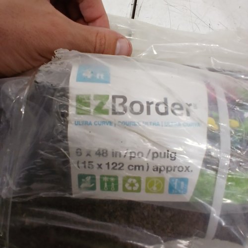 2PK EZ BORDER WEATHER AND FROST RESISTANT DURABLE GARDEN EDGING BORDER - 6" X 48" - BROWN (MODEL: MT5001699) image 3
