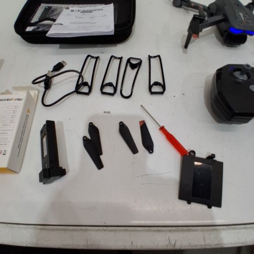 FERIETELF FOLDABLE MINI RC QUADCOPTER DRONE WITH 1080P CAMERA - BLACK (MODEL: TY-T29) image 5