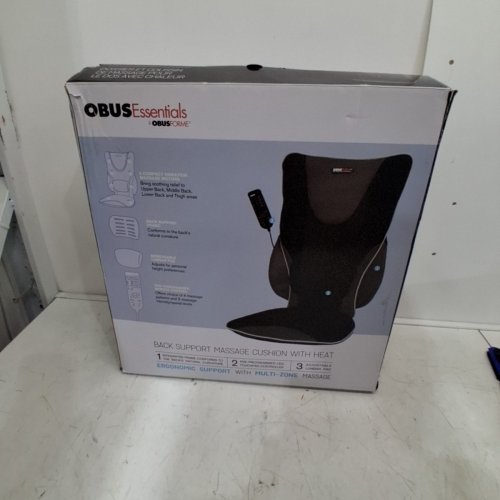 ORBUSFORME PORTABLE VIBRATING MASSAGE CHAIR WITH HEAT - BLACK (MODEL: CC-BDS-01E) image 4