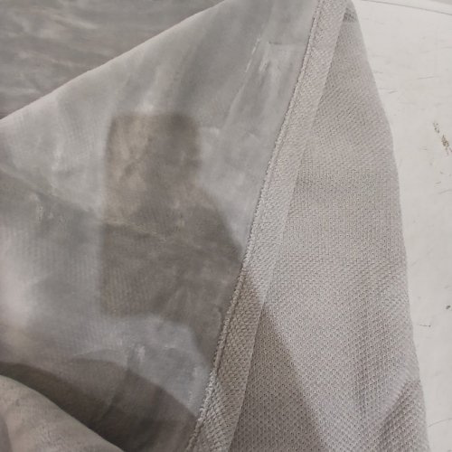 FUZZY THROW BLANKET - 57.5" X 67.5" - GREY (MODEL: 1901562) image 4