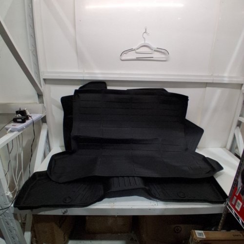 6PC WATERPROOF ANTI-SLIP PSLER FLOOR MATS & TRUNK LINER FOR 2026 HONDA PASSPORT RTL/TRAILSPORT - BLACK image 2