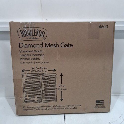 TODDLEROO BY NORTH STATES DIAMOND MESH GATE - 26.5" - 42" X 23" - WOOD - (MODEL: 4600) image 3