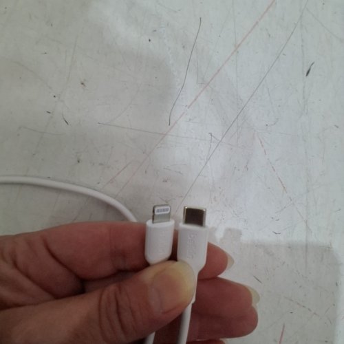 BELKIN BOOSTCHARGE SILICONE USB-C CABLE WITH LIGHTNING CONNECTOR FOR IPHONE & IPAD - 3.3FT - WHITE (MODEL: CAA003BT1MWH) image 5