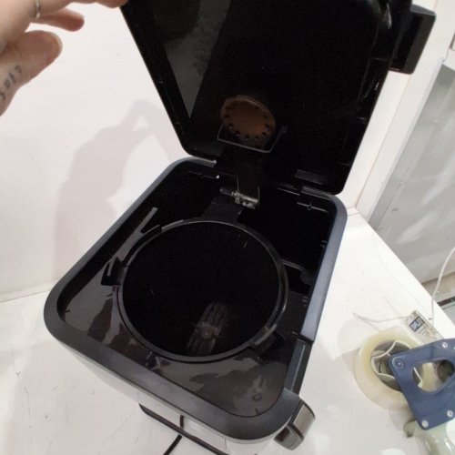 AIRMSEN PROGRAMMABLE DRIP COFFEE MAKER WITH TOUCHSCREEN - 14-CUP - 73OZ TANK - BLACK/STAINLESS STEEL (MODEL: ‎HR-CM306) image 4