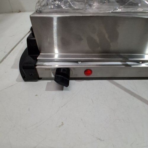 PROCTOR SILEX ADJUSTABLE HEAT BUFFET SERVER & FOOD WARMER WITH 3 OVEN-SAFE DISHES - 2.5QT /EACH- SILVER (MODEL : 34300RG) image 2