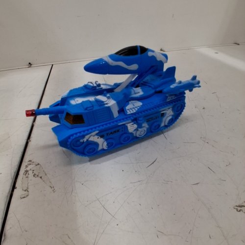 MILITARY TANKJET TOY WITH LIGHTS AND SOUND - BLUE/WHITE image 3