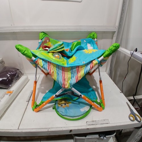 BRIGHT STARTS BY INGENUITY INFANT SUMMER POP N JUMP WITH CANOPY - 6 - 12 MONTHS - MULTICOLOR image 2