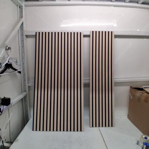 1.5PK ACOUSTIC WOOD WALL PANELS - 47.2" X 23.6" - WHITE image 3