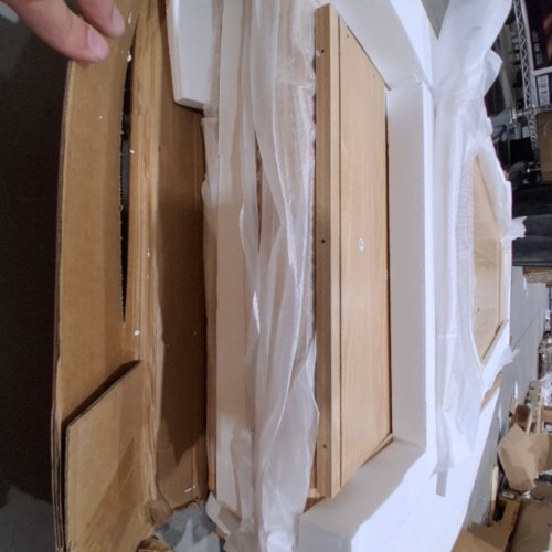 VABCHES FLUTED EXECUTIVE DESK WITH FILE DRAWER - 47" - NATURAL (MODEL: DA0568XM01A) image 6