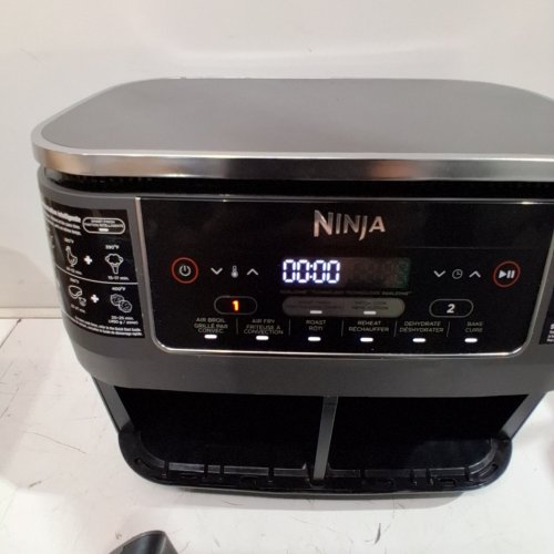 NINJA FOODI 6-IN-1 XL DUAL-ZONE 2-BASKET AIR FRYER - 10QT./1690W - BLACK/GREY (MODEL#: DZ201) image 4