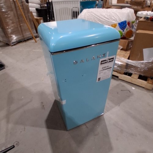 GALANZ RETRO SINGLE DOOR COMPACT REFRIGERATOR WITH CHILLER COMPARTMENT - 3.3CU.FT - BLUE (MODEL: GLR33MBER10) image 5