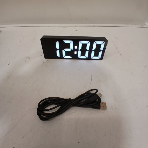 LED ALARM CLOCK - BLACK (MODEL: WA33KM) image 2