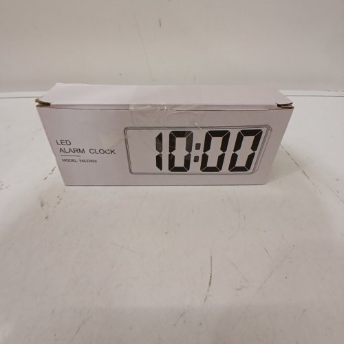 LED ALARM CLOCK - BLACK (MODEL: WA33KM) image 5
