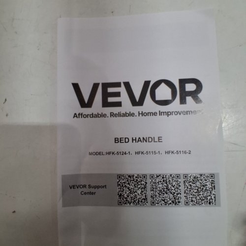 VEVOR FOLDABLE BED RAIL - 27.6" X 31.7" X 16.7" - WHITE (MODEL: HFK-5116-2) image 4