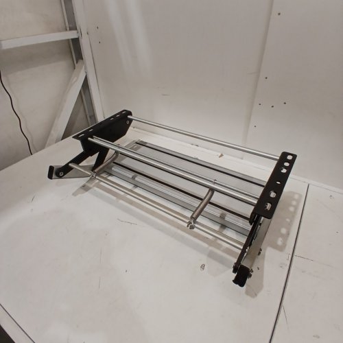 RVSNAIL FOLDABLE 1-STEP MANUAL RETRACTABLE RV STEPS - 400 LBS LOAD CAPACITY - SILVER image 2