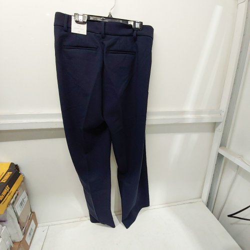 WOMEN'S TALBOTS SOUTHAMPTON MID RISE STRAIGHT LEG TAILORED PANT - 6 PETITE - NAVY image 3