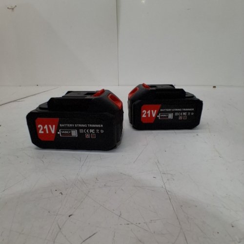 2PK MAX LITHIUM RECHARGEABLE REPLACEMENT BATTERY - 21V - BLACK/RED image 2