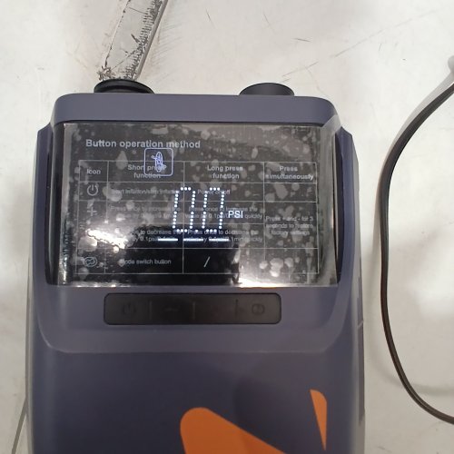 NACATIN ELECTRIC AIR PUMP - 50PSI/5200MAH - GREY - (MODEL: G010) image 2