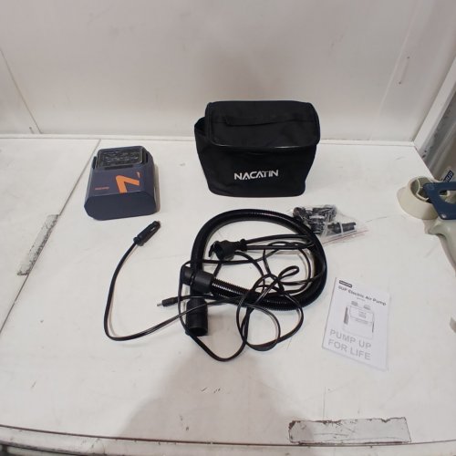 NACATIN ELECTRIC AIR PUMP - 50PSI/5200MAH - GREY - (MODEL: G010) image 3