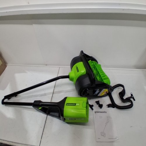 GREENWORKS **TOOL ONLY** PRO BRUSHLESS CORDLESS MOTOR SNOW SHOVEL- 80 V MAX POWER - 12" - GREEN (MODEL: GLSS80000/2601202) image 3
