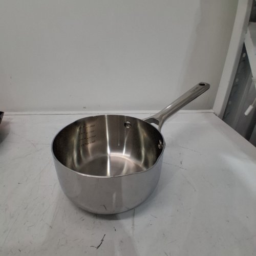 FIGMINT NONSTICK CERAMIC COATED SAUCE PAN - 1.5QT - STAINLESS STEEL image 2