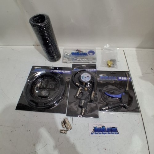 HORNBLASTERS AIR TOOL ACCESSORY SET - UNIVERSAL - BLACK / SILVER image 2