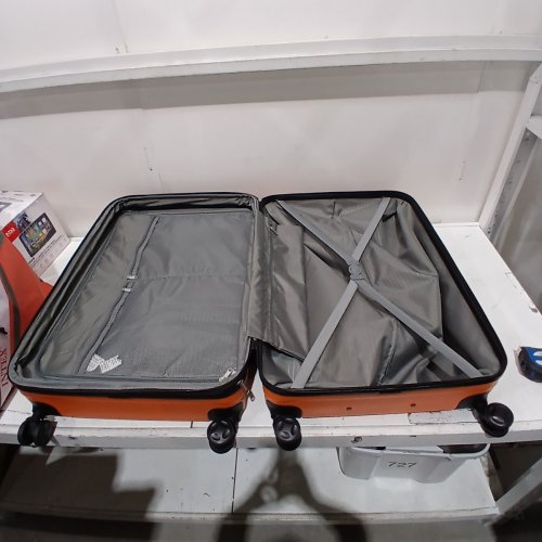 AMAZON BASICS HARDSIDE SPINNER SUITCASE LUGGAGE - 30" - ORANGE image 3