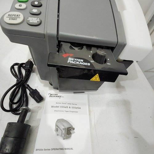 BETTER PACK WATER-ACTIVATED TAPE DISPENSER - 115VAC 60 HZ 4.0 AMP - GRAY (MODEL: 555ES) image 5
