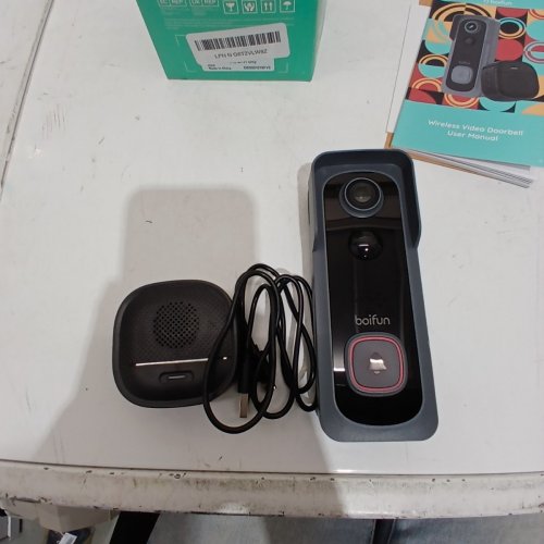 BOIFUN WIRELESS VIDEO DOORBELL - BLACK (MODEL: BELL J1) image 3