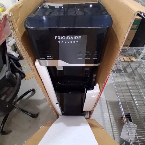 FRIGIDAIRE 3-IN-1 BOTTOM LOAD HOT/COLD WATER COOLER BUILT-IN BULLET ICE MAKER - 50 GAL - BLACK (MODEL: EFWC534-BLACK) image 2
