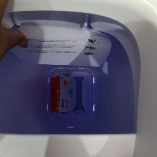 DIAPER GENIE ESSENCE PAIL WITH 18 EASY ROLL REFILL BAGS - 23" - WHITE (MODEL:‎ I000908) image 3