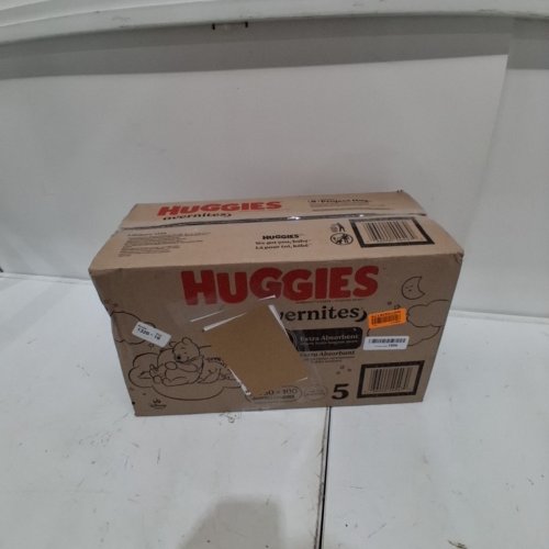 100PK HUGGIES OVERNITES NIGHT TIME DISPOSABLE BABY DIAPERS - SIZE 5 - WINNIE THE POOH - (MODEL: 5454702) image 3
