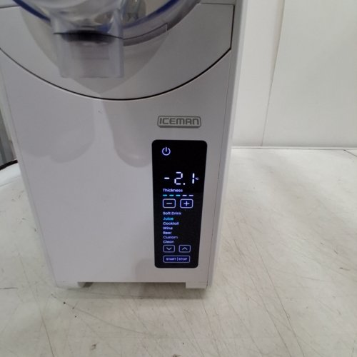 ICEMAN SLUSH-EASE SLUSHY MAKER WITH CUSTOMIZABLE THICKNESS - 68OZ - WHITE (MODEL: RJ62-WHITE-CA) image 2