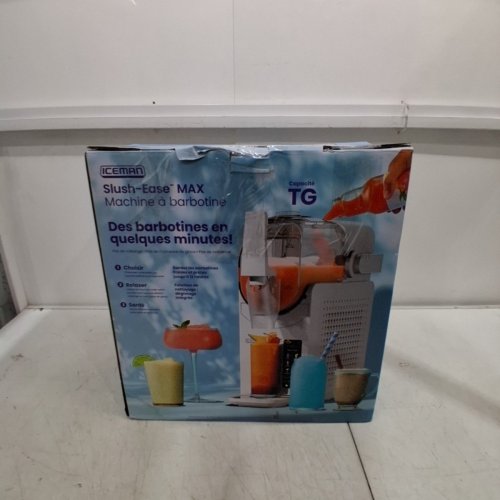 ICEMAN SLUSH-EASE SLUSHY MAKER WITH CUSTOMIZABLE THICKNESS - 68OZ - WHITE (MODEL: RJ62-WHITE-CA) image 10