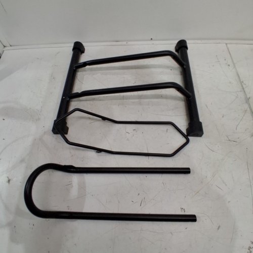 METAL BIKE BICYCLE TIRE FLOOR STAND - BLACK image 2