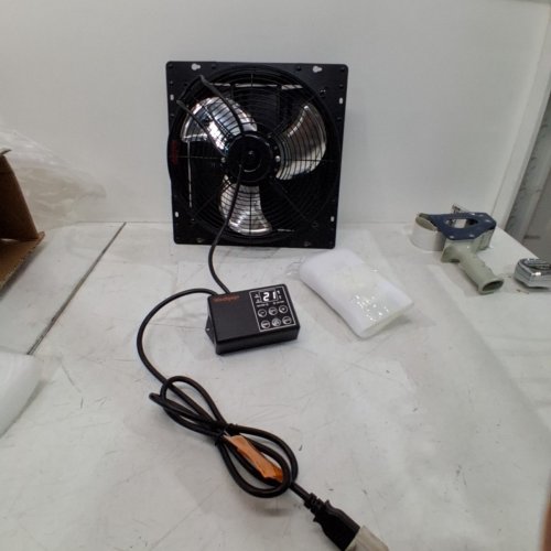 EHIAIR SHUTTER EXHAUST FAN - 120 V, 40W - BLACK (MODEL: HIFANXEXHAUST12) image 3