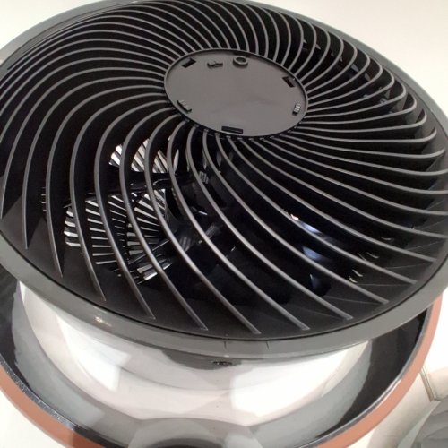 DREO TURBOPOLY OSCILLATING PEDESTAL SMART FAN, WI-FI/VOICE CONTROL, 100FT 20DB QUIET CIRCULATOR, RGB LIGHT - 37"-42'' ADJUSTABLE HEIGHT - BLACK (MODEL: DR-HPF017S) image 6