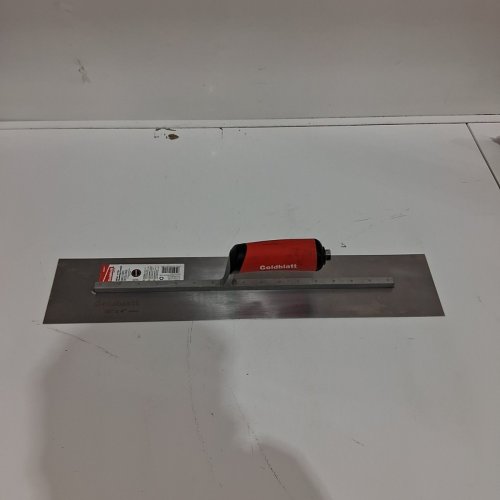 GOLDBLATT STAINLESS STEEL FINISHING TROWEL - 20" X 4" - RED (MODEL: G06941) image 2
