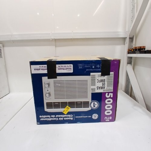 GENERAL ELECTRIC GE APPLIANCES MECHANICAL ROOM AIR CONDITIONER FOR SMALL ROOMS - 5000BTU - 150SQ. FT. (MODEL: AWAS05BWFC) image 7