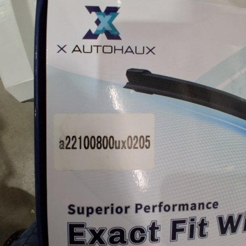 3PC X AUTOHAUX EXACT FIT WINDSHIELD WIPER BLADE FOR 2018 TO 2021 LEXUS NX300H MODELS - BLACK image 2